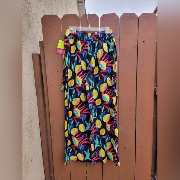 Nwt Tabitha Brown palazzo fruit print pants 👖 - Picture 5 of 10